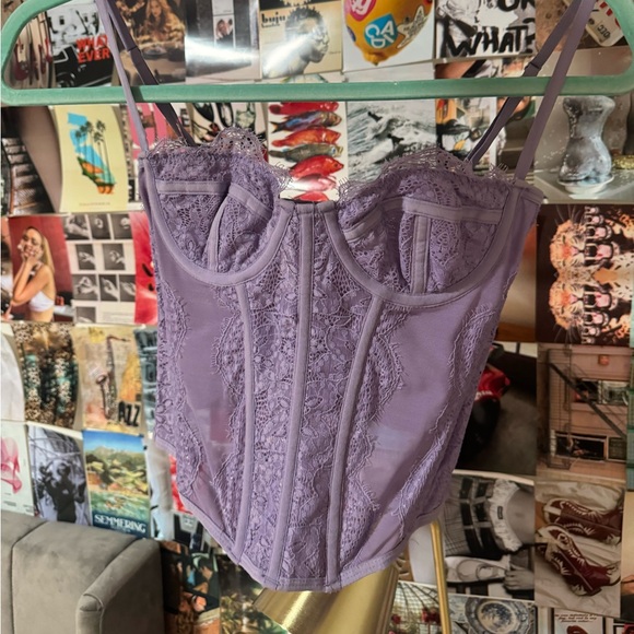 Urban Outfitters Tops - Urban outfitters corset in purple size small